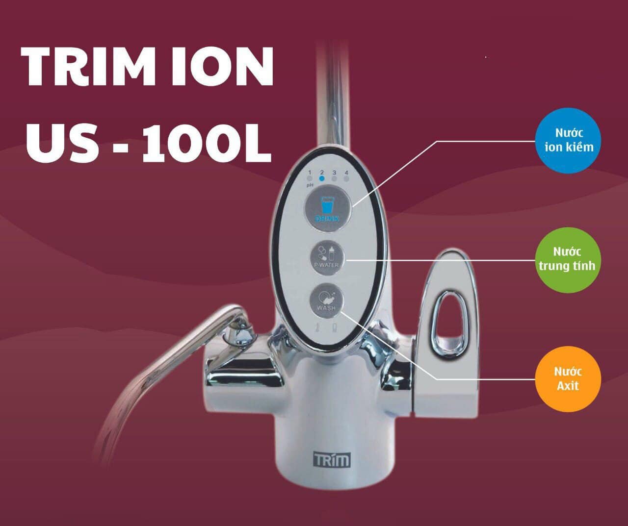 Máy lọc nước Trim Ion US-100L